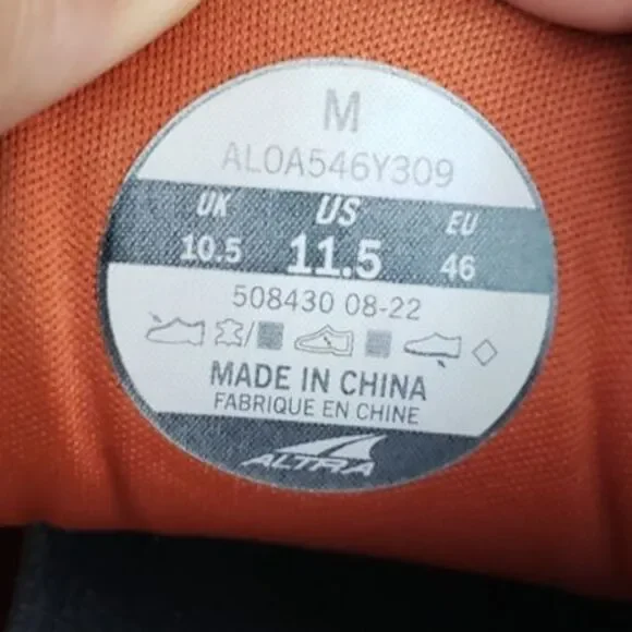 Altra Men’s LP Alpine Forest Night Suede Trail Hiking Shoes Men's Size 11.5 - Picture 10 of 11